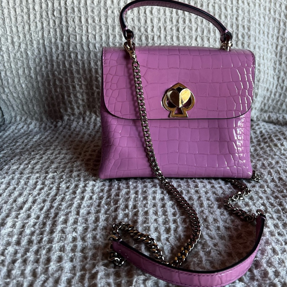 Kate Spade Croc Embossed Handbag